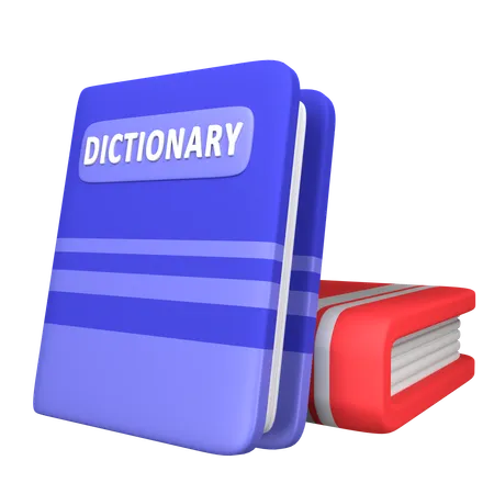 Dictionnaire  3D Icon