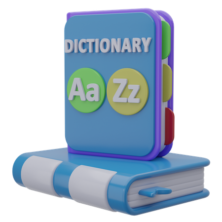 Dictionnaire  3D Icon