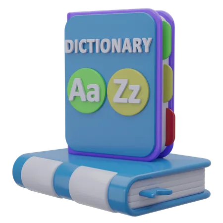 Dictionnaire  3D Icon