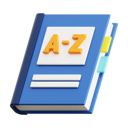 Dictionnaire  3D Icon