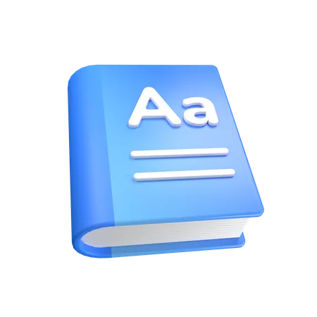 Dictionnaire  3D Icon