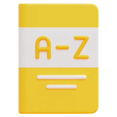 Dictionnaire  3D Icon