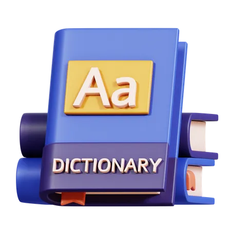 Dictionnaire  3D Icon