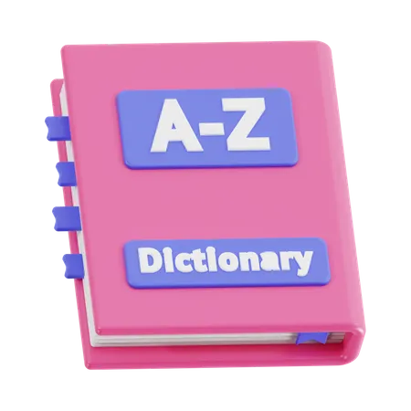 Dictionnaire  3D Icon