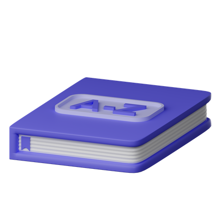 Dictionnaire  3D Icon