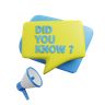 did you know badge sticker emoji 3d