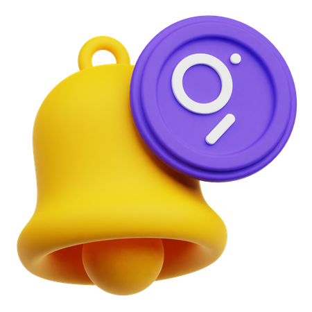 Die Graph-Benachrichtigung  3D-Symbol