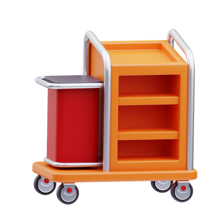Dienstmädchenwagen  3D Icon