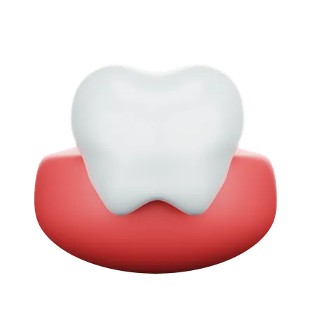 Diente molar  3D Icon