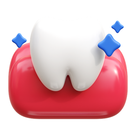 Diente molar  3D Icon