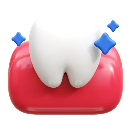 Diente molar  3D Icon