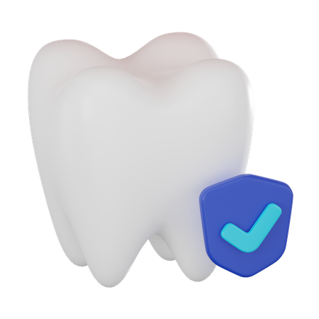 Dientes brillantes  3D Icon