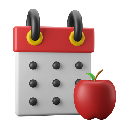 Diet Calendar  3D Icon