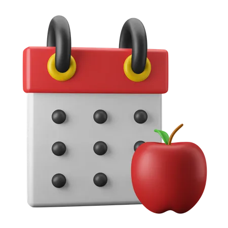 Diet Calendar  3D Icon