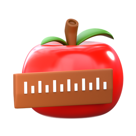 Diet Measurement  3D Icon