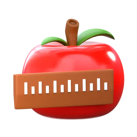 Diet Measurement  3D Icon