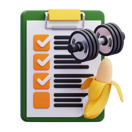 ダイエットプラン  3D Icon