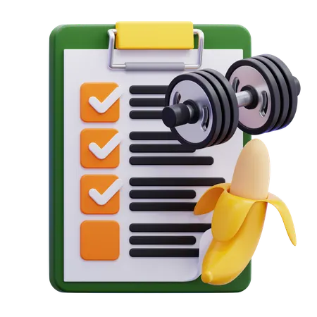 ダイエットプラン  3D Icon