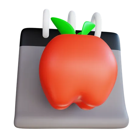 Diet Plan  3D Icon