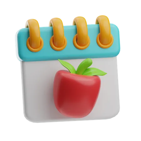 Fecha de dieta  3D Icon