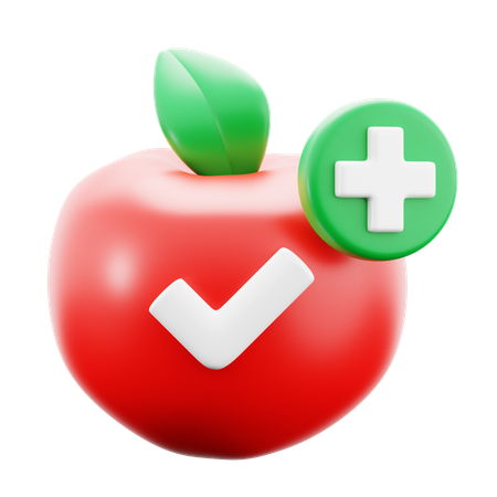 Dieta saludable  3D Icon