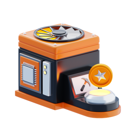 Dificuldade de mineração  3D Icon