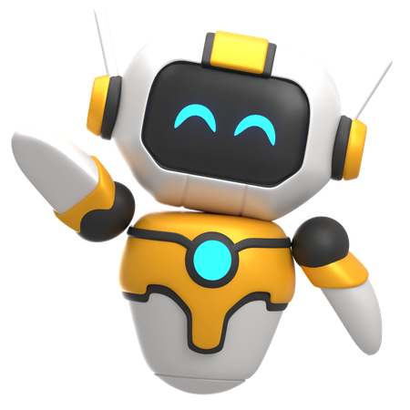 Diga oi robô  3D Icon
