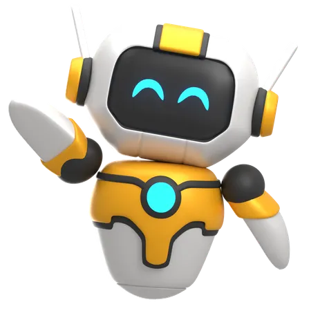 Diga oi robô  3D Icon
