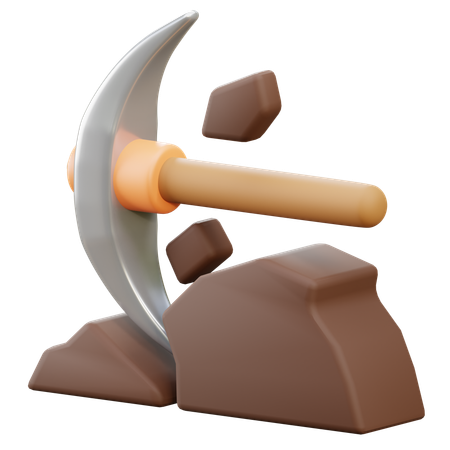 Digging  3D Icon