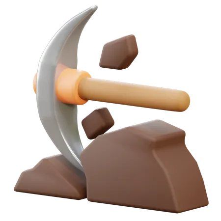Digging  3D Icon
