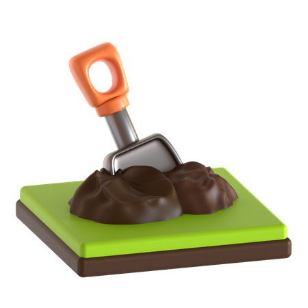 Digging  3D Icon