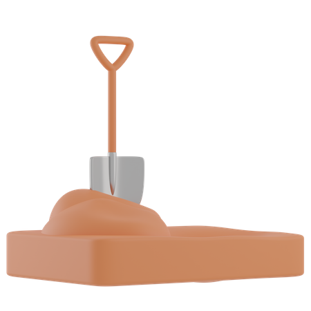Digging  3D Icon