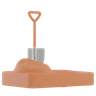 construction trowel symbol