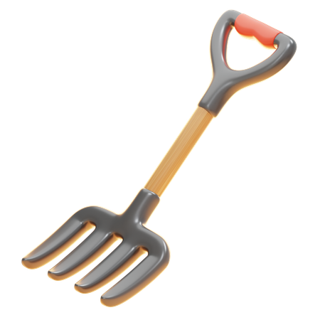 DIGGING FORK  3D Icon