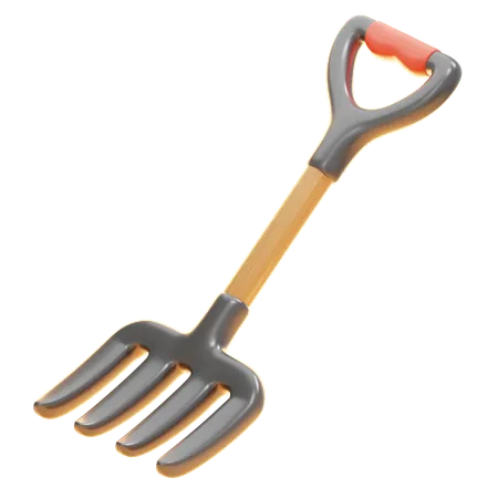 DIGGING FORK  3D Icon