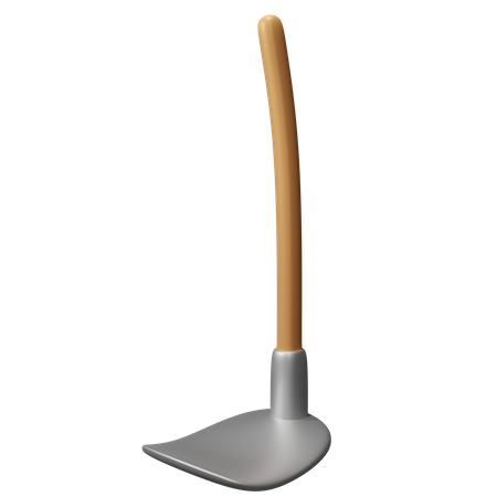 Digging Hoe 3D Icon