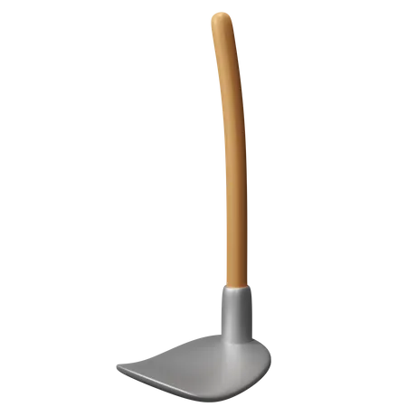Digging Hoe 3D Icon