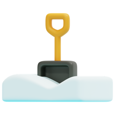 Digging Shovel  3D Icon