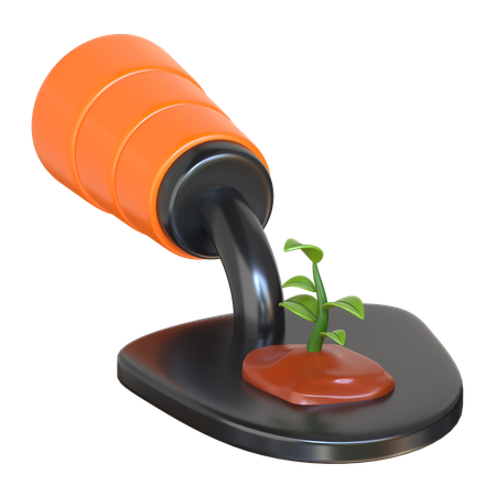 Digging Up Plants  3D Icon