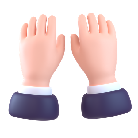 Digitando gesto com a mão  3D Icon