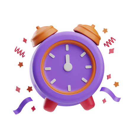 Digital Alarm  3D Icon