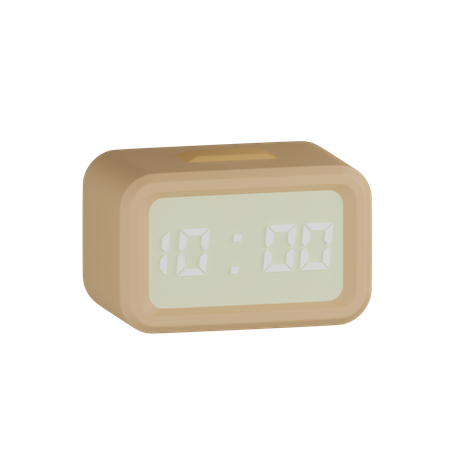 Digital Alarm  3D Icon