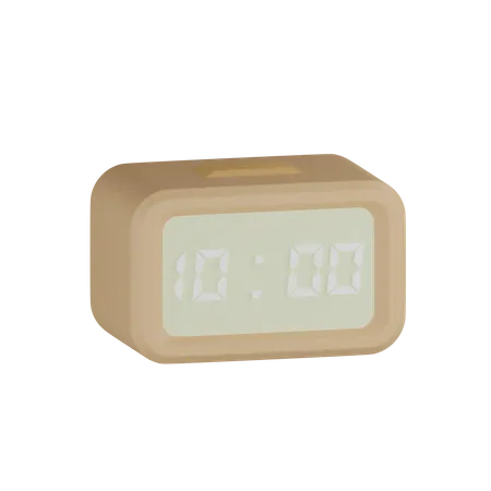 Digital Alarm 3D Icon