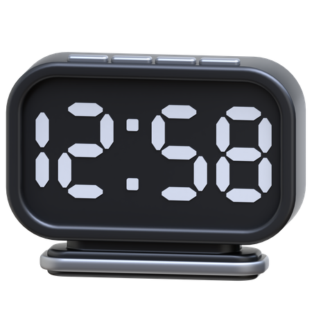 Digital Alarm Clock  3D Icon