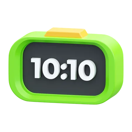 Digital Alarm Clock  3D Icon