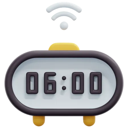 Digital Alarm Clock  3D Icon