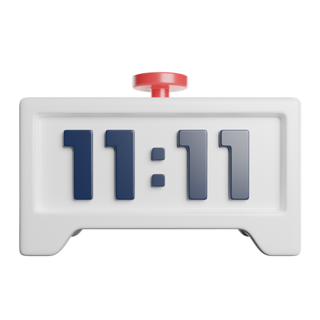 Digital Alarm Clock  3D Icon
