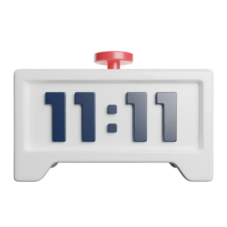 Digital Alarm Clock  3D Icon