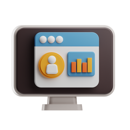 Digital analysis  3D Icon