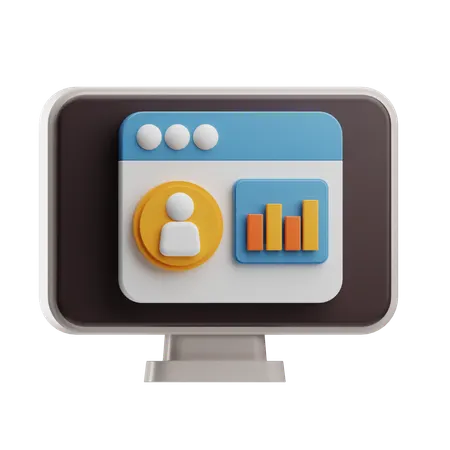 Digital analysis  3D Icon